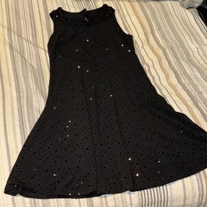 Connected Apparel Women’s Dress with Glitter Details